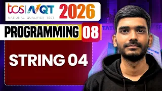 TCS NQT 2026 Programming 08 String 04 TCS NQT Preparation