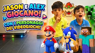 Jason e Alex contro i mostri dei videogiochi! 🎮 Riusciranno a salvare la casa?