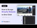 How to Scrape a Shopify Website in One Click AI Web Scraping Tutorial