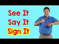 See It, Say It, Sign It | Letter Sounds | ASL Alphabet | Jack Hartmann