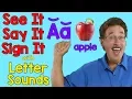 Download Lagu See It, Say It, Sign It | Letter Sounds | ASL Alphabet | Jack Hartmann