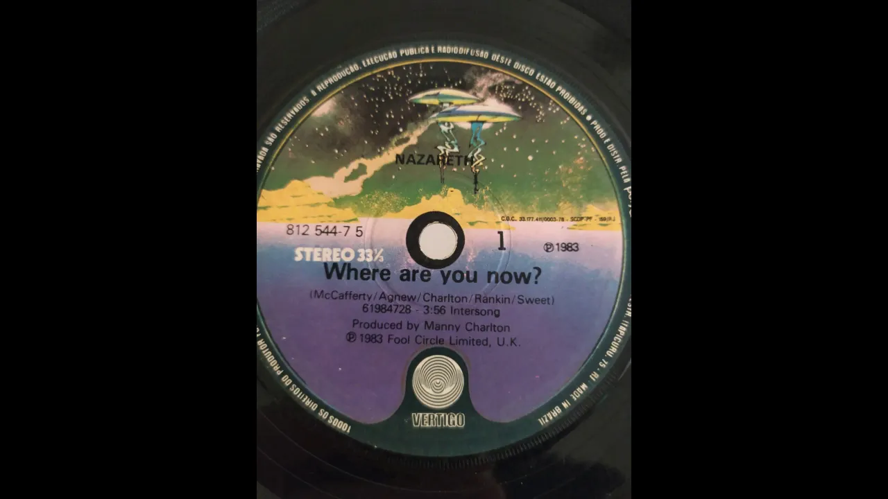 Where Are You Now? - Nazareth (1983)