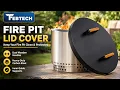 Febtech 15 Fire Pit Cover Lid For Solo Stove Ranger Steel Snuffer Lid