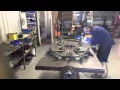 BRK dirt kart frame construction on factory jig
