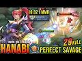 Download Lagu 29 Kills + SAVAGE!! Chic Glamour Hanabi New STARLIGHT Skin!! - Build Top 1 Global Hanabi ~ MLBB