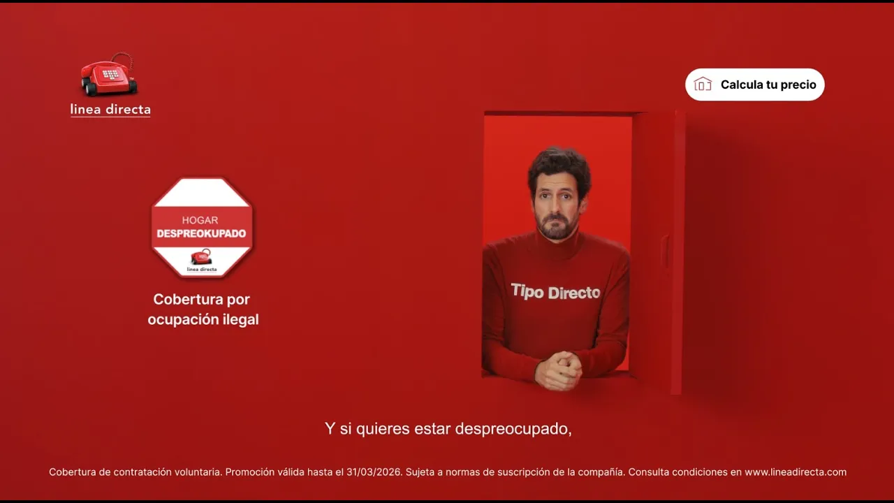 Línea Directa Aseguradora — Linea Directa - Seguro de Hogar (YouTube video ad)