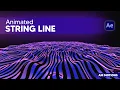 Animated String Line Background with Trapcode Mir - After Effects Tutorial