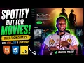 Turned Spotify Into a Movie Streaming WebApp HTML CSS JavaScript