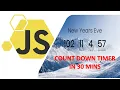 COUNTDOWN TIMER - NEW YEAR EVE Project made with JS