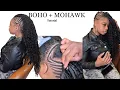 Braided Mohawk Boho Braids