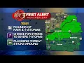FIRST ALERT WEATHER More rain and t-storms for our Friday