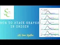 How to stack graphs in Origin