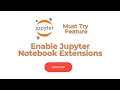 Enable jupyter notebook extensions