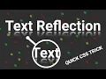 How to make text reflection Pure CSS HTML5 CSS3 Techy Programmers