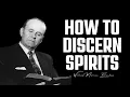 How to discern spirits || William Branham