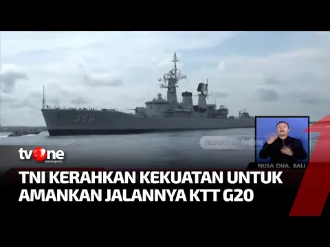 TNI Siagakan 14 Kapal Perang di Lokasi G20