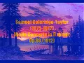 Samuel Coleridge- Taylor: Violin Concerto in G minor,Op.80(1912)