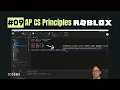 AP CS Principles Roblox Variables