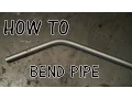 How to bend aluminum pipe EASY FAST