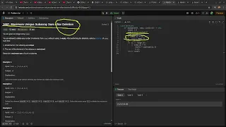 Leetcode easy problem 3487 Maximum Unique Subarray Sum After Deletion devops python practice