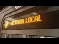 BMT Broadway Line N R W Local and Q Express Trains 49th Street R46 R68 R68A R160