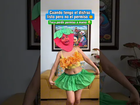 Solo falta el permiso ππFruti disfraz π #shorts #humor #tiktokvideo #comedia #funny #fyp