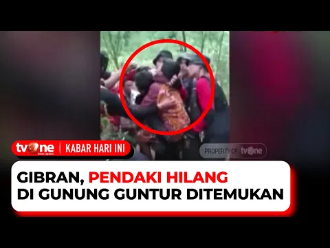 Ditemukan Setelah Hilang 5 Hari, Begini Sekarang Kondisi Gibran