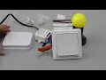 LoraTap Remote Control Wireless Switch Kinetic Self-Powered Wall Light Switch Kit SS311KS-V3