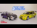 Lancer and eclipse from 2 Fast 2 Furious ERTL joyride racing champions