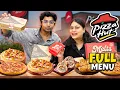 Trying PIZZA HUT s Full Menu