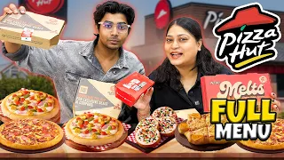 Trying PIZZA HUT s Full Menu