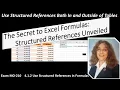 Structured References Across Multiple Tables Advanced Excel Formula Technique