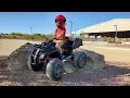 Huffy Torex ATV Kids 24V Electric Ride On Quad Unboxing