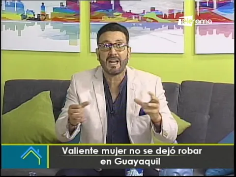 Valiente mujer no se dejó robar en Guayaquil