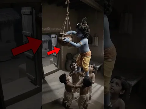 🕉️கடவுள் கிருஷ்ணர் இருப்பதை உணர்த்தும் உண்மையான நிகழ்வு😳📈 Krishna Real Miracle😯#shorts #krishna