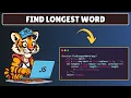 How to Find Longest Word in a String in Javascript - Challenge
