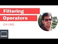 C LINQ Filtering Where Operator Query Syntax Method Syntax