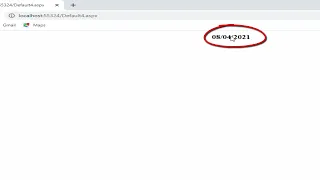 VB net How can I get current date in ASP Net