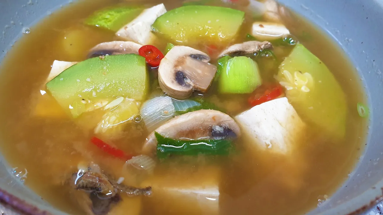 둥근호박된장국