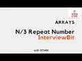 repeat number InterviewBit Arrays Interview prep IIT Kanpur