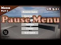 Pause Menu Tutorial - Unreal Engine 5 1