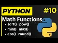 Math Functions in Python - Learn Python Series 10
