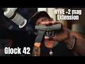 How to install a 2 mag extension by HYVE on Glock 42 LOVE these