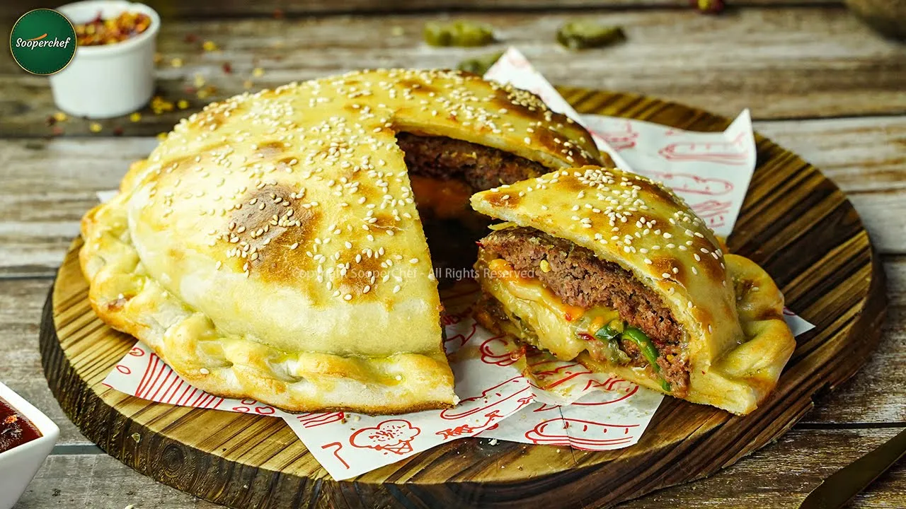 Baked Beef Burger Recipe by SooperChef