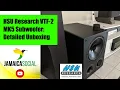 HSU Research VTF-2 MK5 Subwoofer Detailed Unboxing Overview
