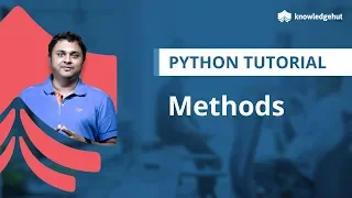 Methods Introduction to Python Python Training Python Tutorial by Knowledgehut