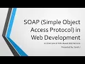 Simple Object Access Protocol SOAP in Web Development Sarah Janvekar