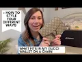 WHAT S IN MY BAG l WHAT FITS INSIDE MY GUCCI DIONYSUS WALLET ON CHAIN l HOW TO STYLE 4 WAYS