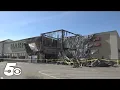 Crews battle early morning fire at Harps in Clarksville