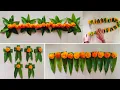 5 Simple Toran decoration ideas Thoran decoration ideas for Varalaxmi Pooja mango leaves thoran